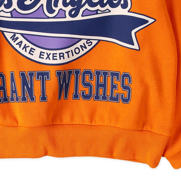 西松屋 ELFINDOLL 裏起毛ロゴワイドシルエットトレーナー 正規品