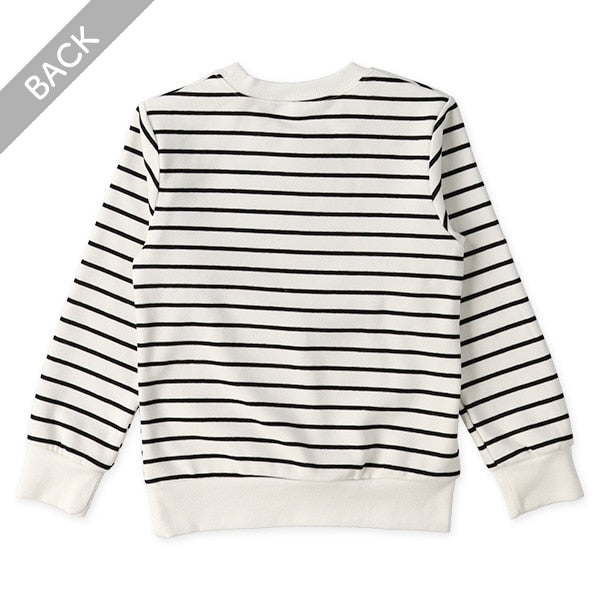 西松屋 裏ぽか ボーダートレーナー 正規品