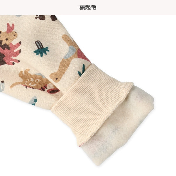 西松屋 ELFINDOLL 裏起毛くるま・恐竜総柄トレーナー 正規品