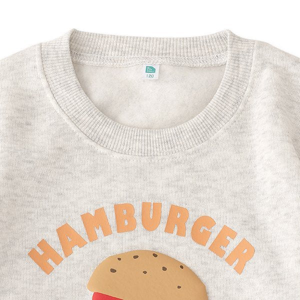 西松屋 ELFINDOLL 裏起毛発泡バーガートレーナー 正規品