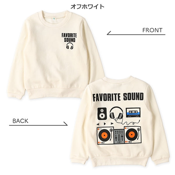 西松屋 ELFINDOLL 裏起毛ロゴワッペン風バックプリントトレーナー 正規品