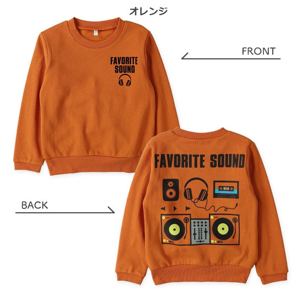 西松屋 ELFINDOLL 裏起毛ロゴワッペン風バックプリントトレーナー 正規品