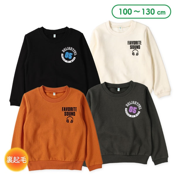 西松屋 ELFINDOLL 裏起毛ロゴワッペン風バックプリントトレーナー 正規品