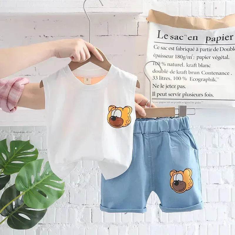 Children's Clothing Boys Vest Suit Summer Casual Two piece for boys