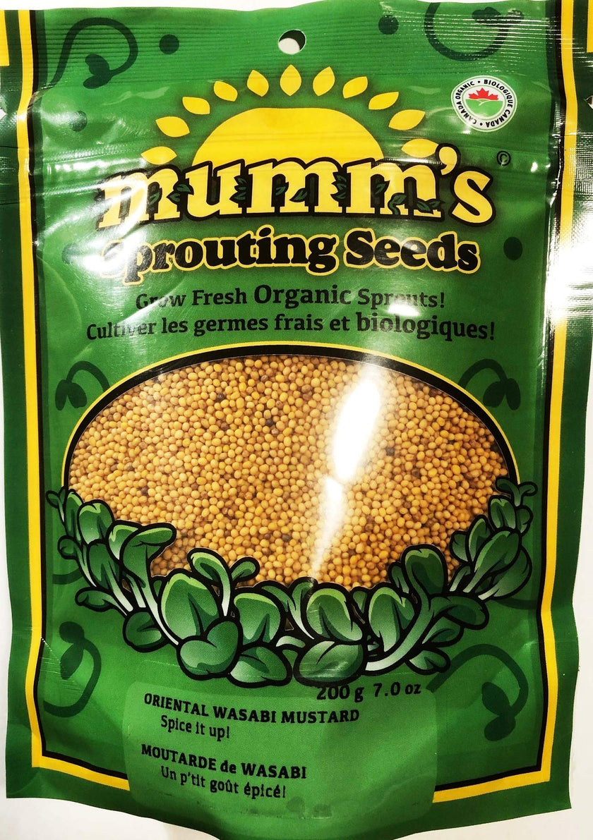 Mumm's Sprouting Seeds - Oriental Wasabi Mustard (100g)