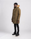 Outdoor Survival Canada Men's Nyik -40 Down Parka, Military Green, Large - ON DISPLAY