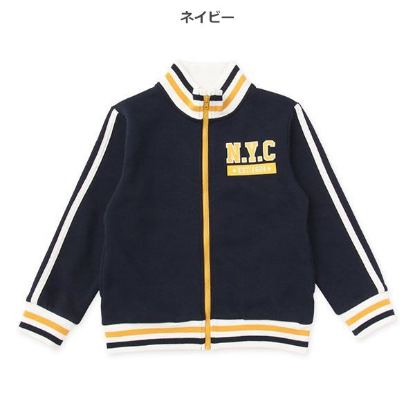 西松屋 ELFINDOLL CLASSIC 裏起毛ニットリブラインロゴジャケット 正規品