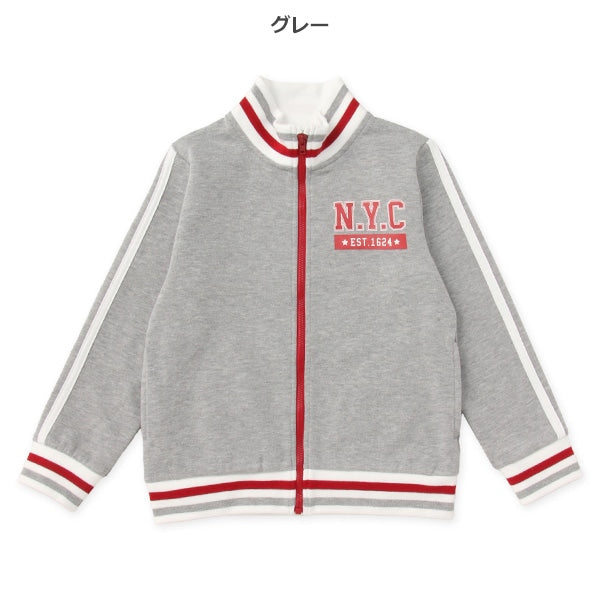 西松屋 ELFINDOLL CLASSIC 裏起毛ニットリブラインロゴジャケット 正規品