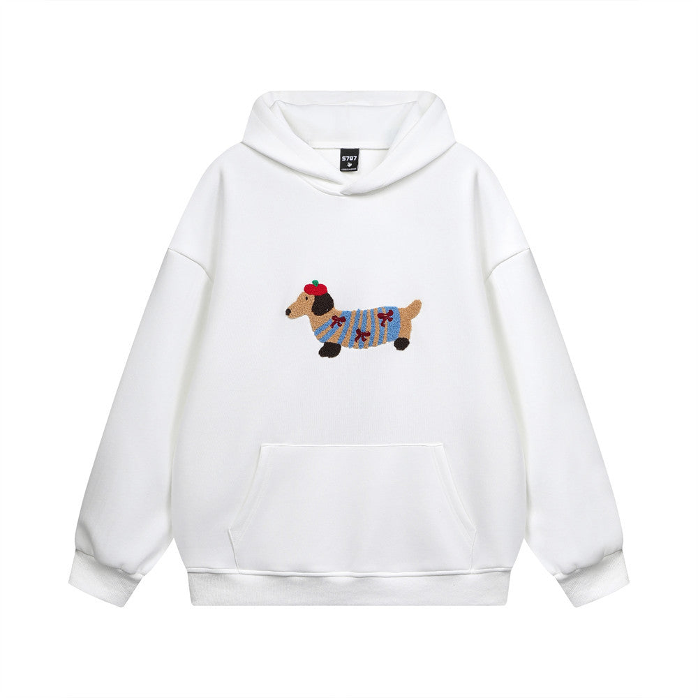 Cartoon Graphic Hoodie – Loose Fit Pullover