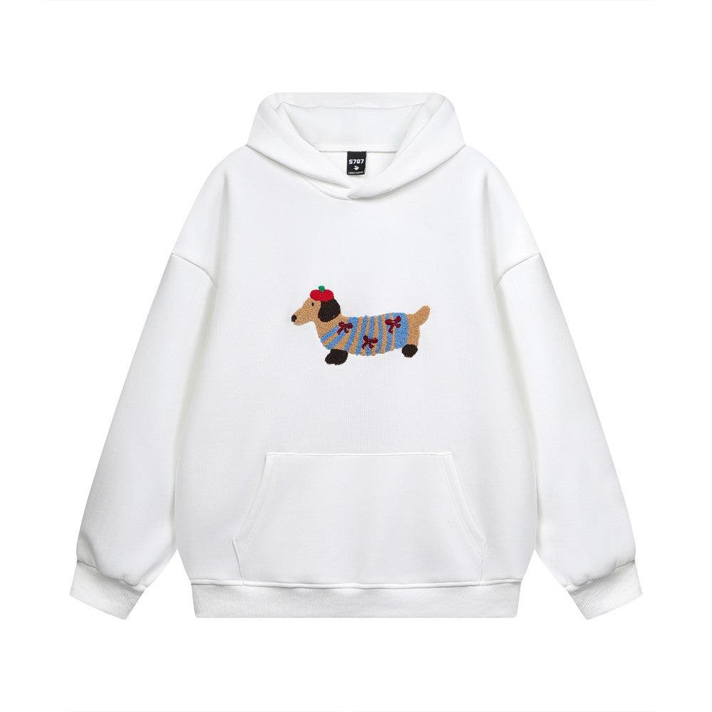 Cartoon Graphic Hoodie – Loose Fit Pullover