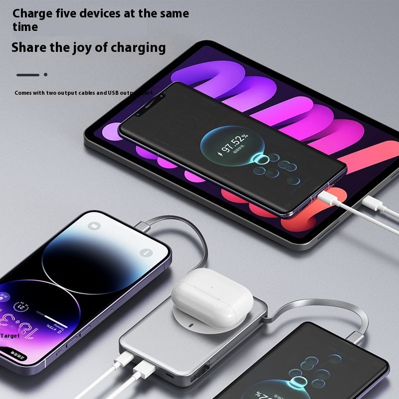 66W Magnetic Fast Charge Wireless Power Bank 10000mAh – Dark Gray & Khaki