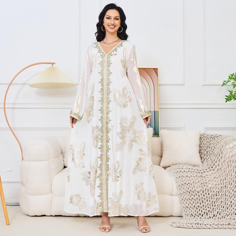 Bronzing Arabian Tourist Dress