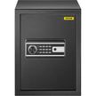 High Security Safe Box, 2.1 CU.FT Fingerprint Safe Box 2 Keys & Digital Keypad, Q235 Steel Safe Box