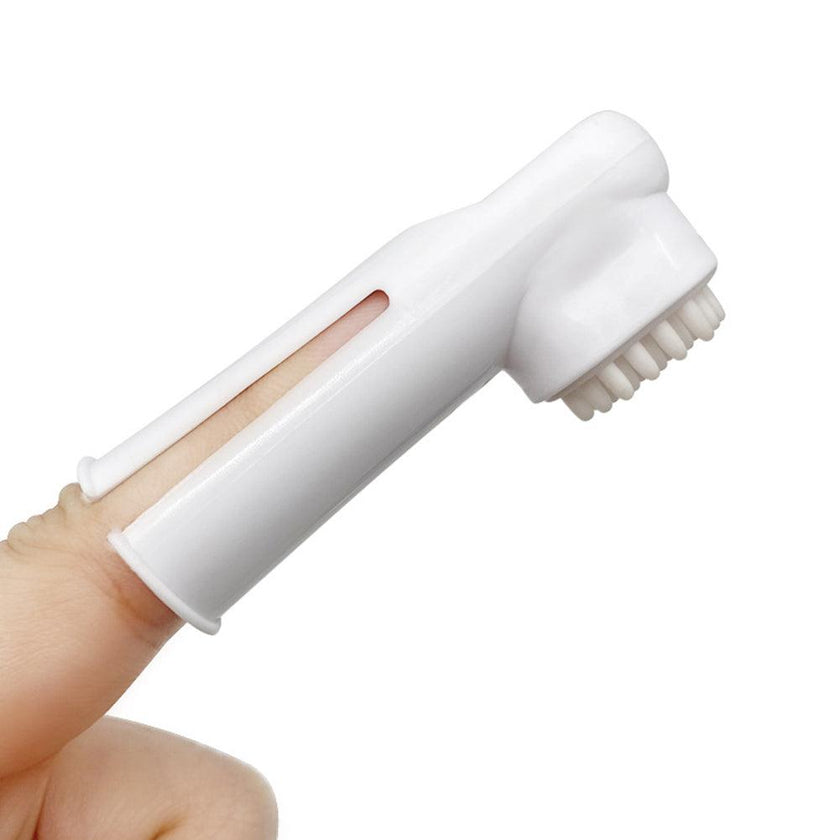 Dog Dental Care Kit – Pet Toothbrush Set with Toothpaste, Finger Brushes & Dual-Head Brush