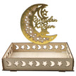Wooden Ornament Eid Al Fitr Table Decoration coffee Tray