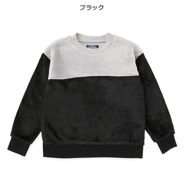 西松屋 ELFINDOLL CLASSIC コーラルフリース配色トレーナー 正規品