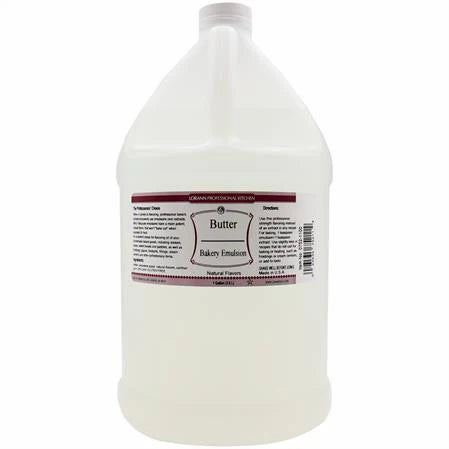 Natural Butter Bakery Emulsion - 4 oz. - 16 oz. - 1 Gallon - 5 Gallons - Bakery Emulsions Canada - Ships Free Within Canada on Orders Above CAD $199