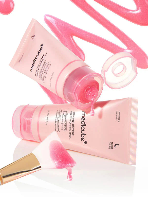 medicube PDRN Pink Caffeine Night Wrapping Mask 75ml
