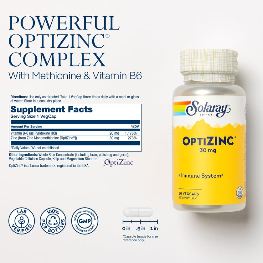 Solaray - OptiZinc (60vcap)