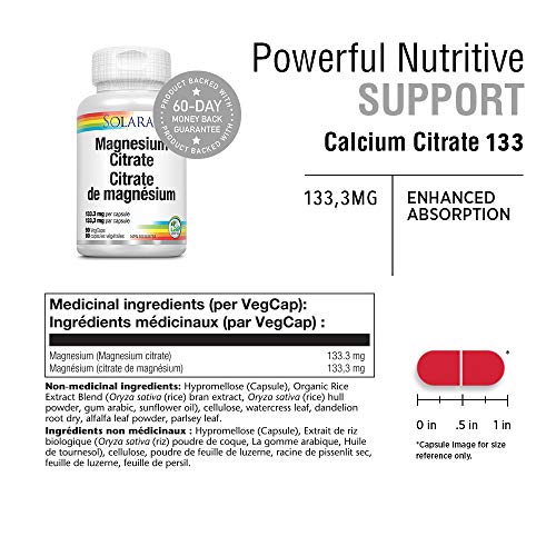 Solaray - Magnesium Citrate (90caps)