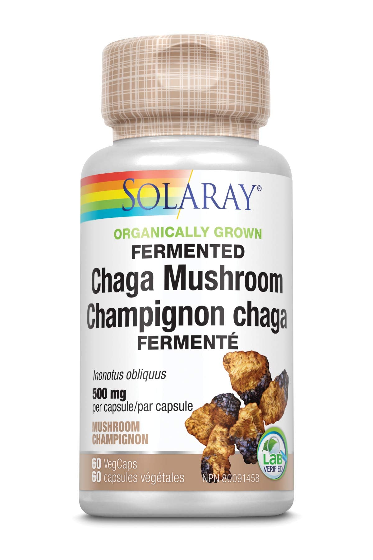 Solaray - Fermented Chaga Mushroom (60caps)