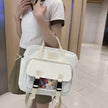 Lightweight College Soft Girl Tote Backpack Laptop Bag