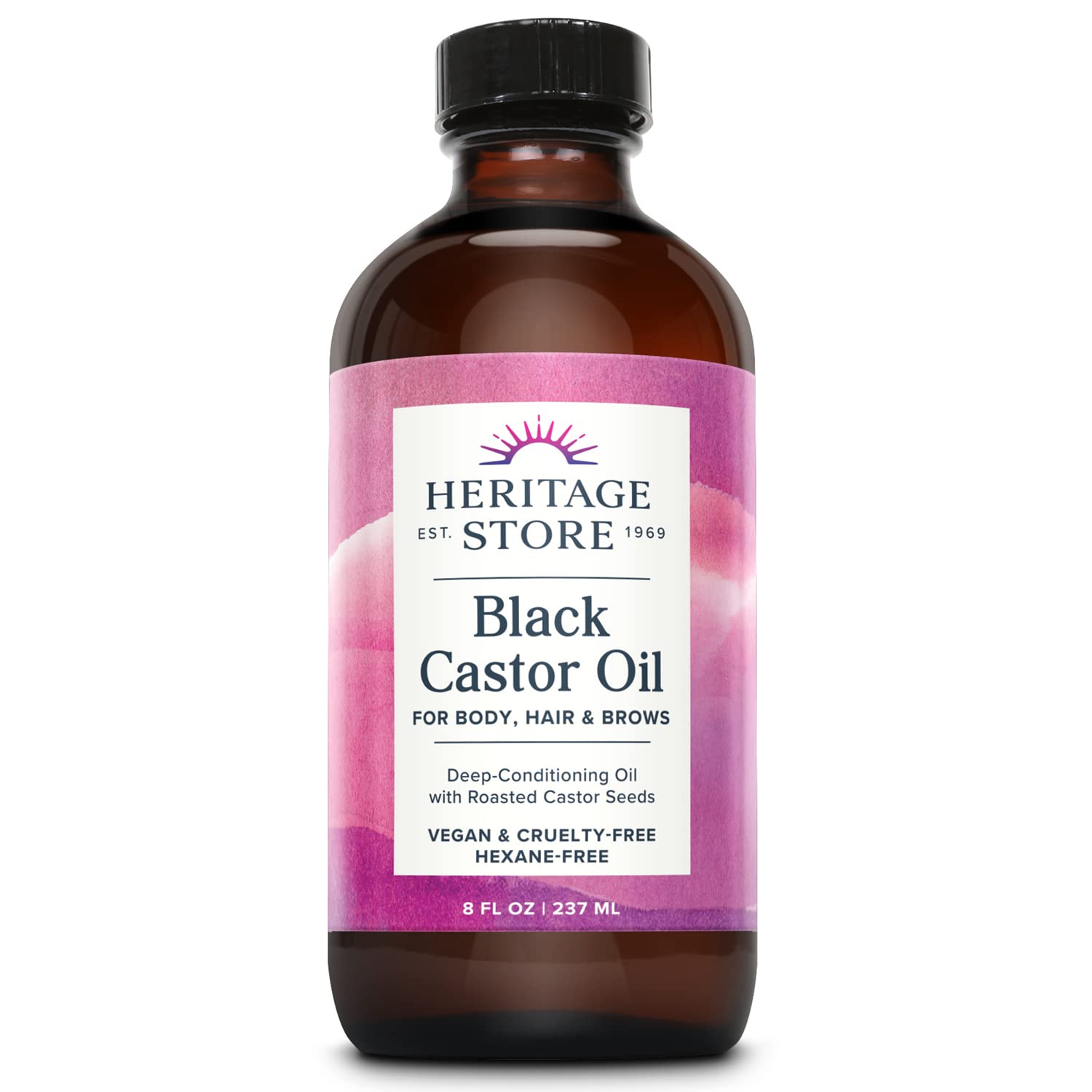 Heritage Store - Black Castor Oil (237ml)