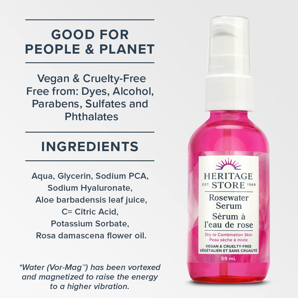 Heritage Store - Rosewater Serum (59ml)