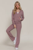 Mauve Supersoft Zip Hoodie