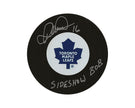 Darcy Tucker Autographed Toronto Maple Leafs Autograph Model Puck Inscribed 