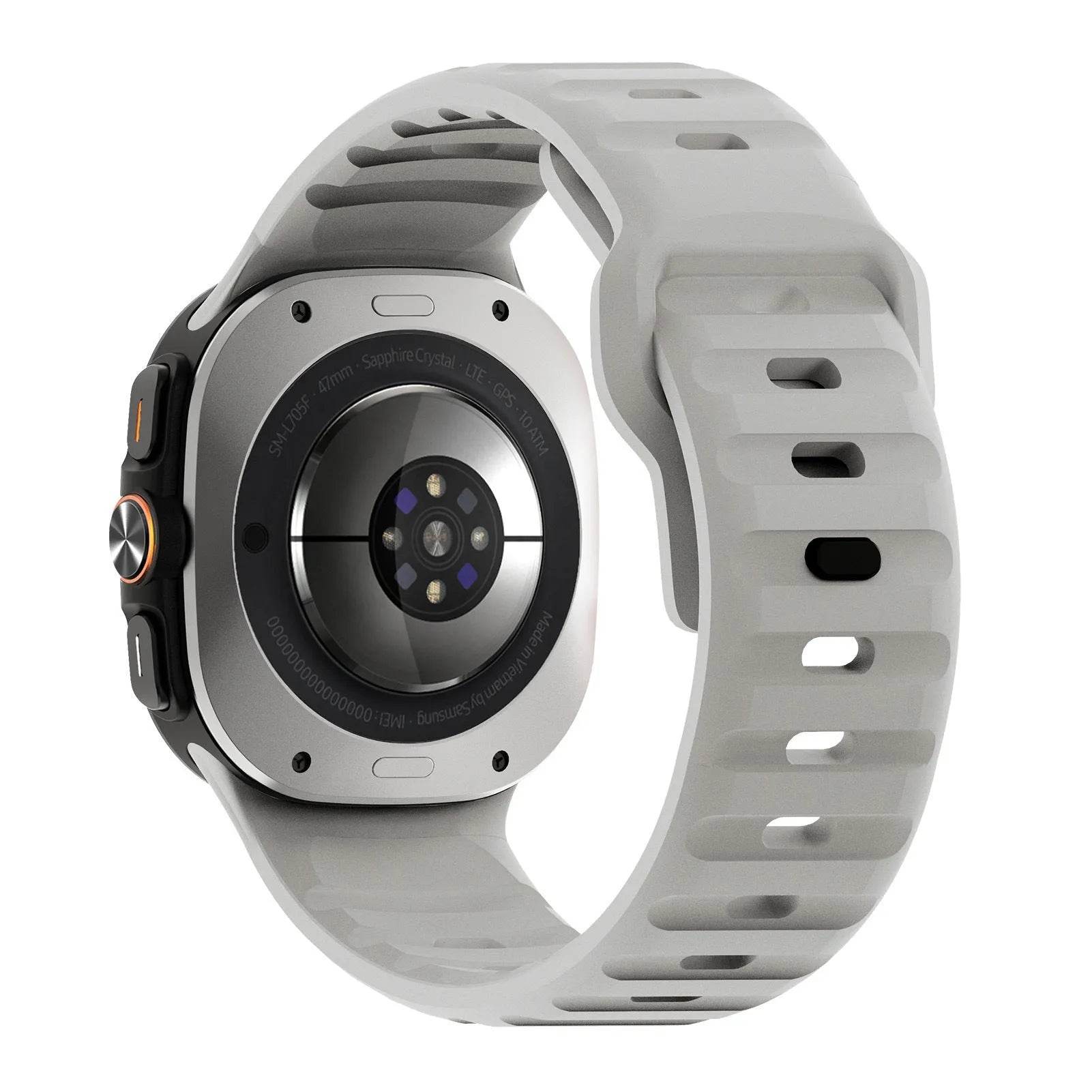 Sport Style Watch Ultra Wave Reverse Buckle Silicone  Strap