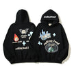 Men's Fashion Printed Vintage Hoodie Sweatshirt Pullover