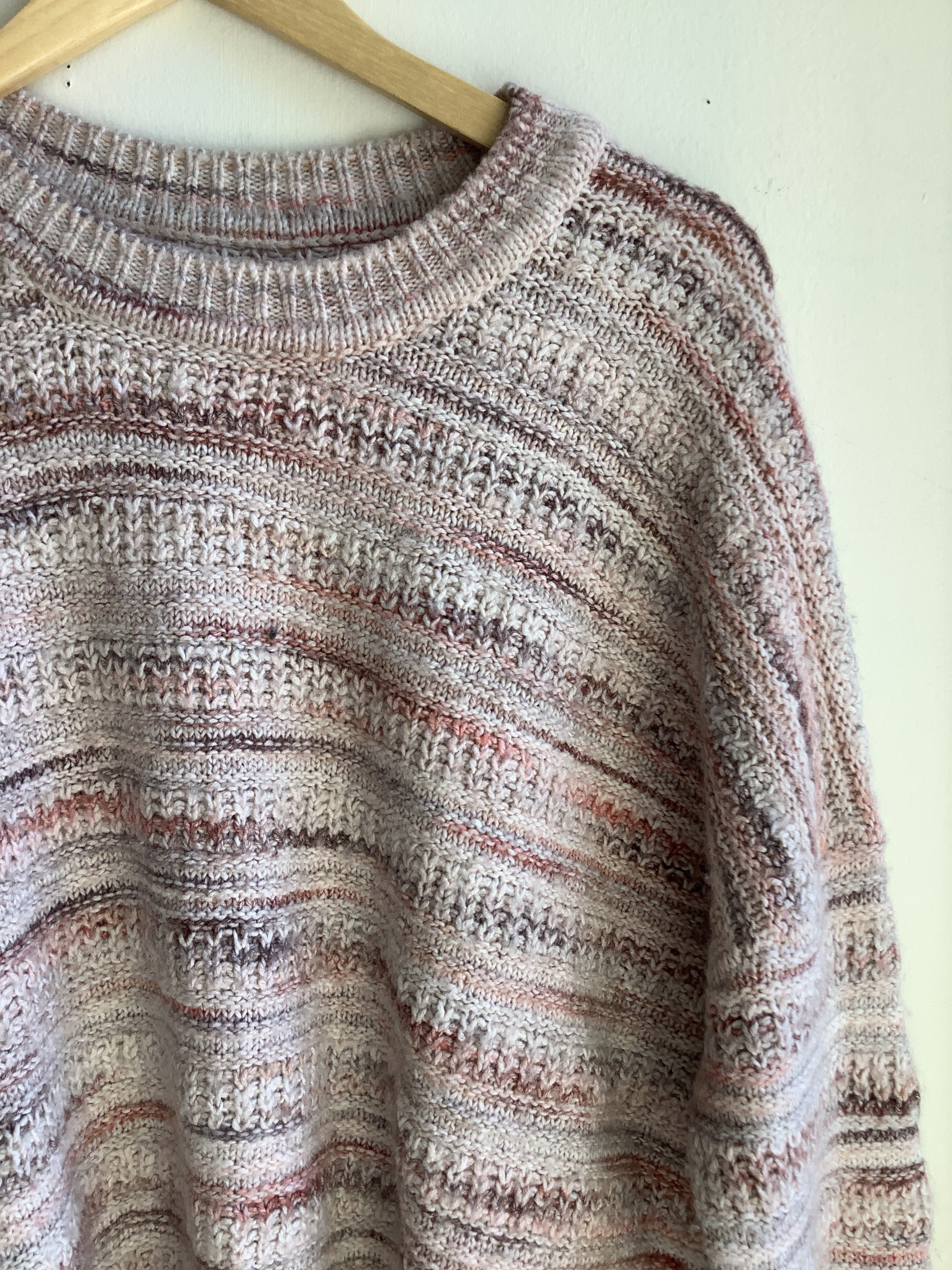 Vintage Textured Knit Sweater