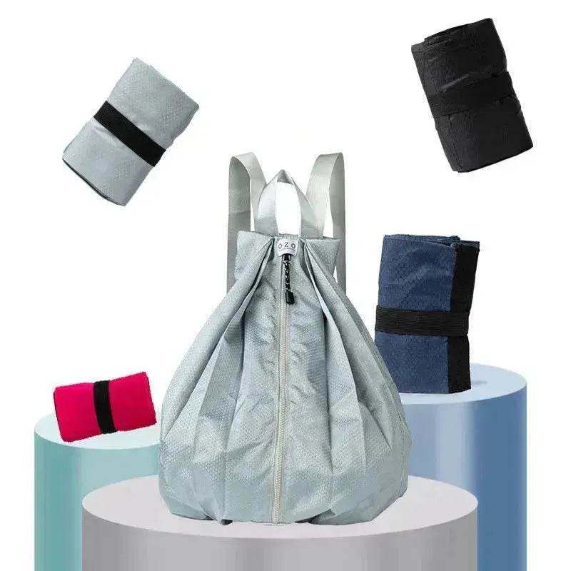 Women's Portable Foldable Backpack Ins Outdoor Waterproof Sports Workout Travel Bag Campus Schoolbag For Girls