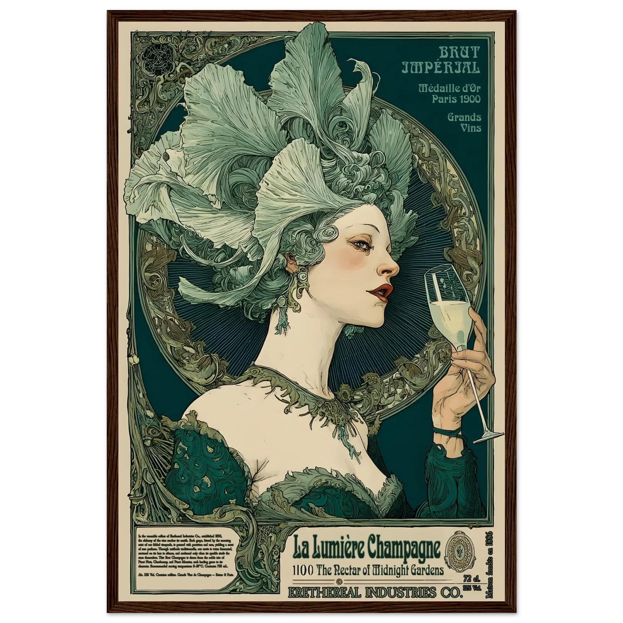 La Lumière Champagne - Poster & Framed Print