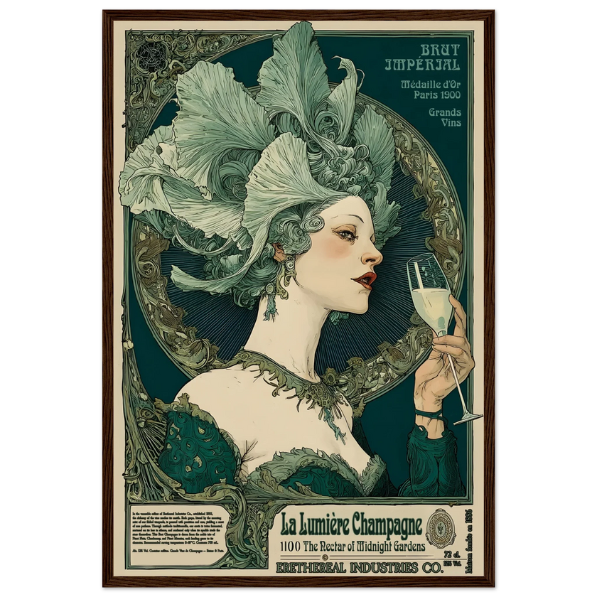 La Lumière Champagne - Poster & Framed Print
