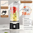 Rechargeable Electric Juicer Cup – Portable USB Blender with 6-Blade & Double Cup | 500ML
