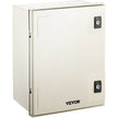 NEMA Steel Enclosure, 16 X 12 X 8 NEMA 4X Fiberglass Electrical Box, IP66 Waterproof & Dustproof, Outdoor Indoor Electrical Junction Box, With Mounting Plate