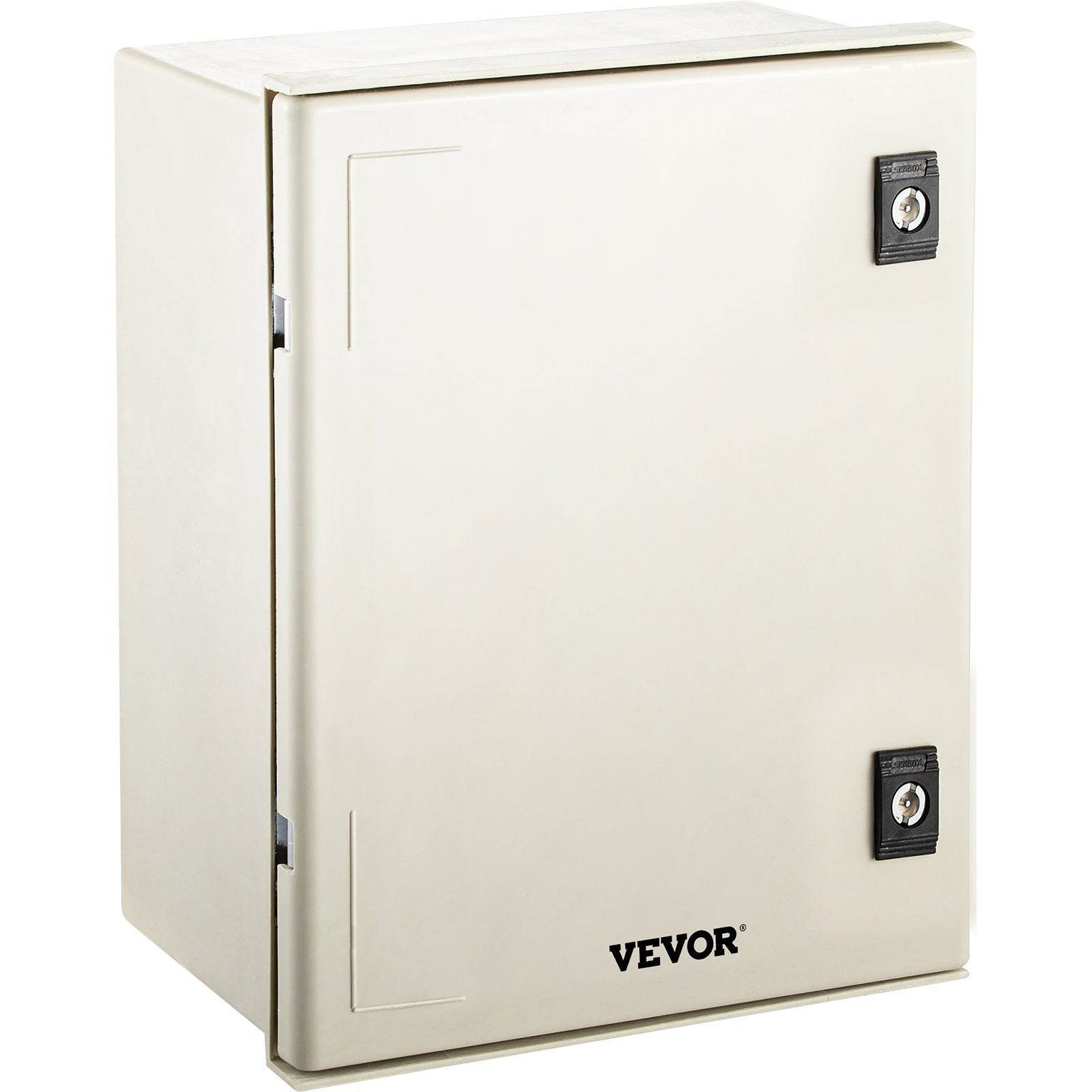 NEMA Steel Enclosure, 16 X 12 X 8 NEMA 4X Fiberglass Electrical Box, IP66 Waterproof & Dustproof, Outdoor Indoor Electrical Junction Box, With Mounting Plate