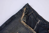 Distressed Denim Pant for women Oversized Streetstyle Patch Cargo Jeans Pant