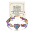 Vintage Handmade Inspirational Bracelet Beautiful Mother's Day Wrist Chain