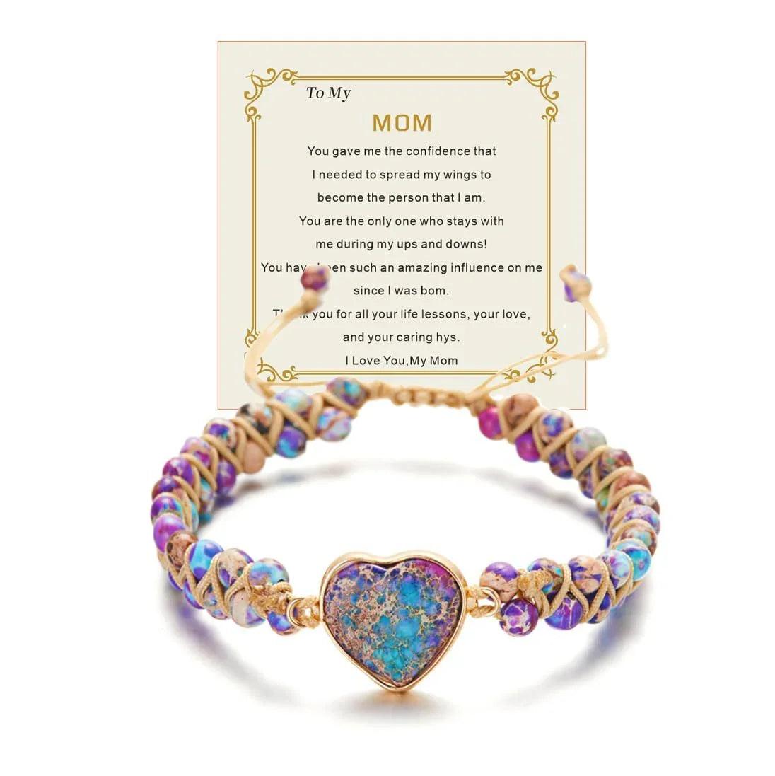 Vintage Handmade Inspirational Bracelet Beautiful Mother's Day Wrist Chain