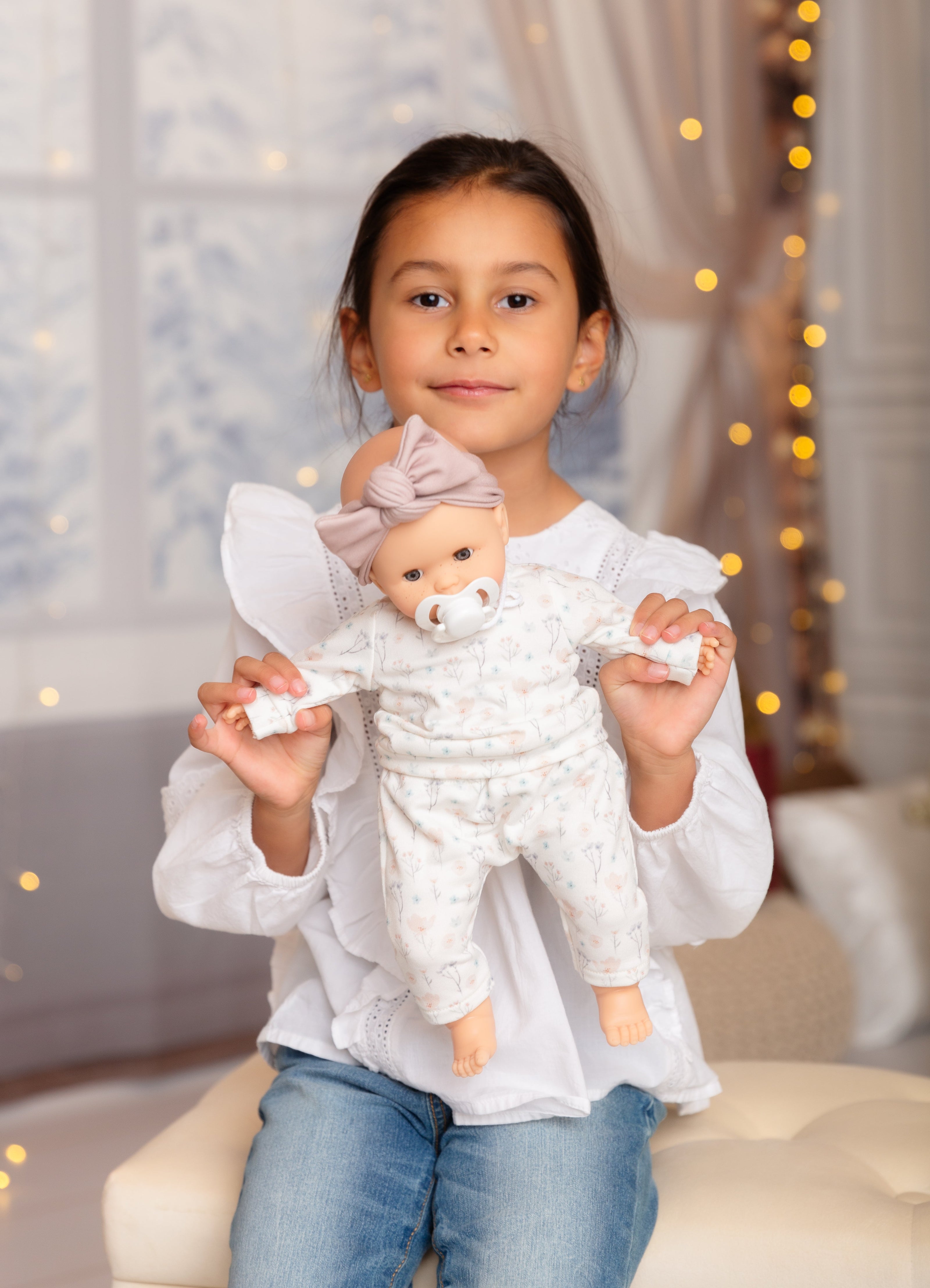 Alex & Sonia Doll - Sonia with Floral Outfit and Headband - Paola Reina