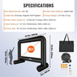 Inflatable Movie Screen, 16 FT Inflatable Projector Screen For Outside With Blower And Carrying Bag, Front Rear Projection, Oxford Fabric Blow Up Screen For Outdoor Parties Backyard Movie Nig