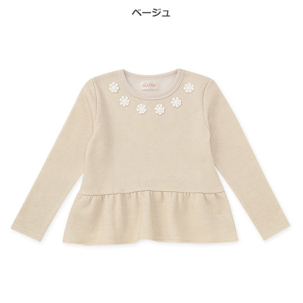 西松屋 ELFINDOLL CLASSIC 裏起毛飾りフリルトレーナー 正規品