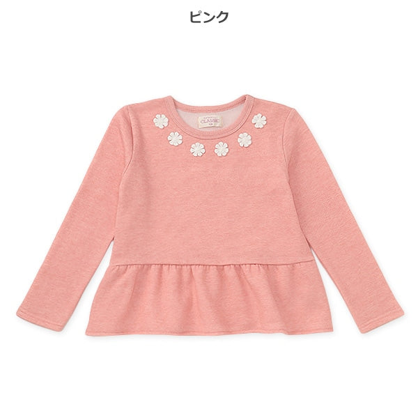 西松屋 ELFINDOLL CLASSIC 裏起毛飾りフリルトレーナー 正規品