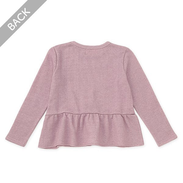 西松屋 ELFINDOLL CLASSIC 裏起毛飾りフリルトレーナー 正規品