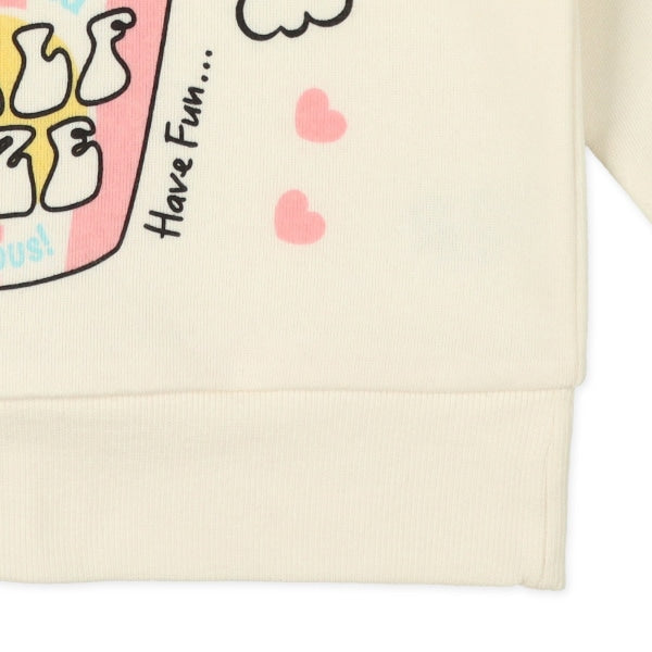 西松屋 ELFINDOLL 裏起毛ポップコーントレーナー 正規品