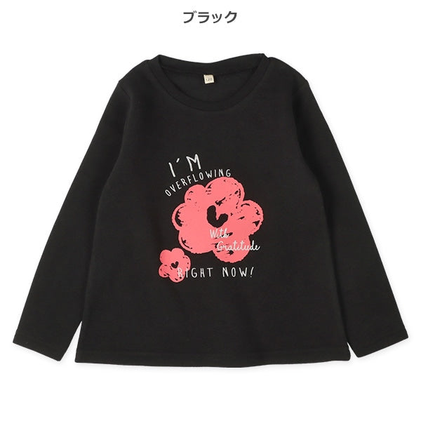 西松屋 ELFINDOLL 裏起毛手描き風花トレーナー 正規品