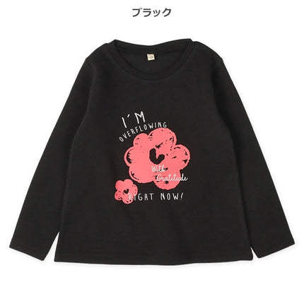 西松屋 ELFINDOLL 裏起毛手描き風花トレーナー 正規品